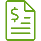 A dollar sign icon which represents the investment planning services offered by Con-course Financial Group.